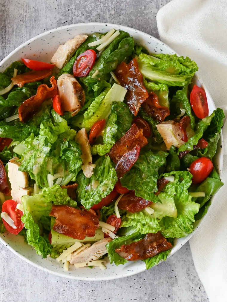 BLT Salad with Chicken