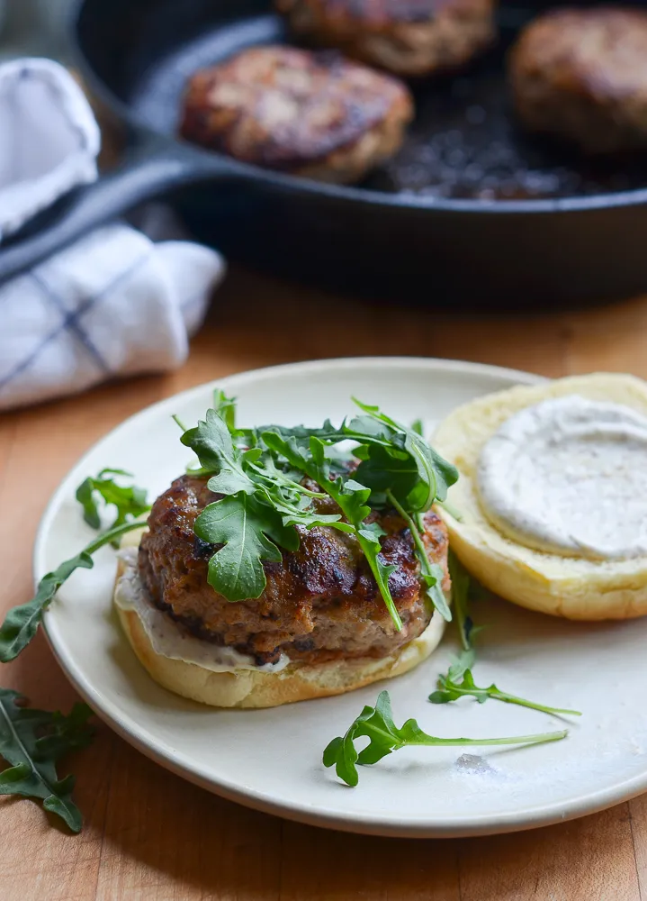 Skillet Turkey Burgers