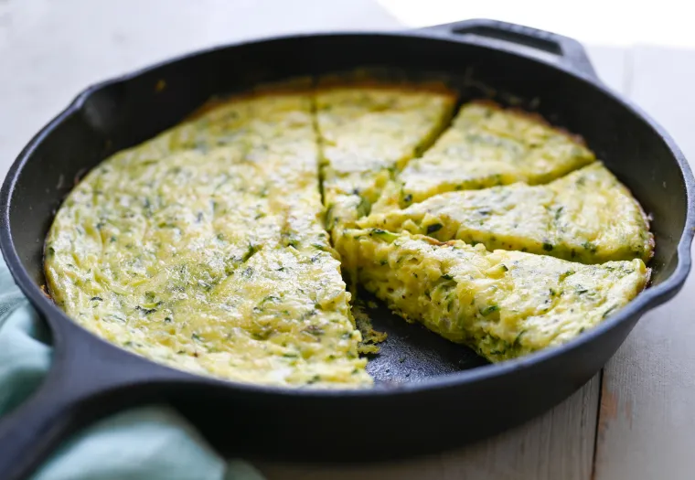 Zucchini and Cheddar Frittata