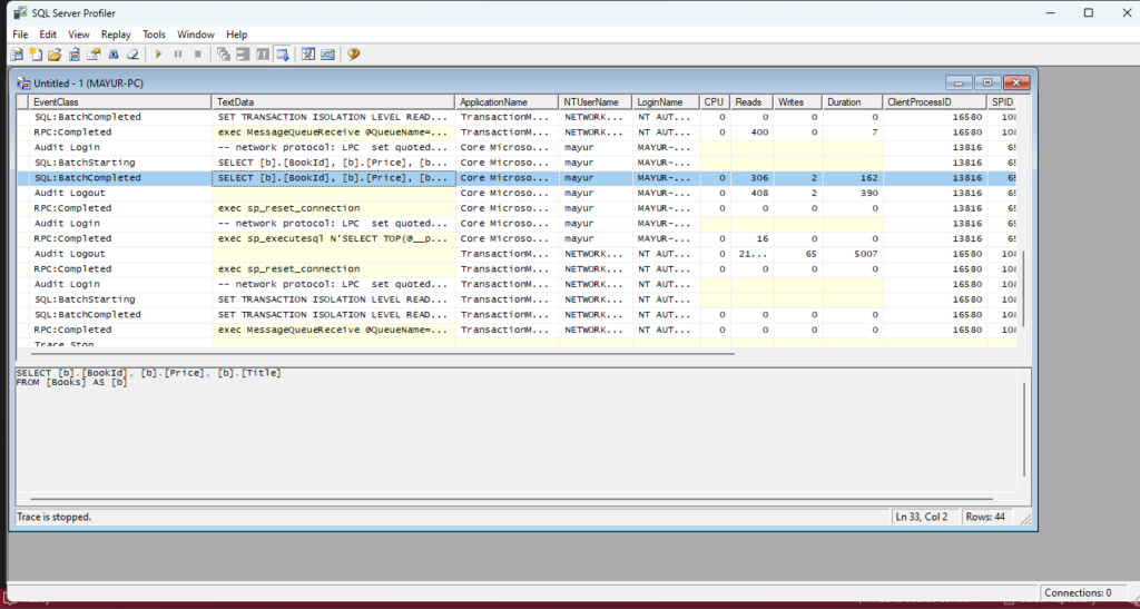 IEnumerable - Profiler