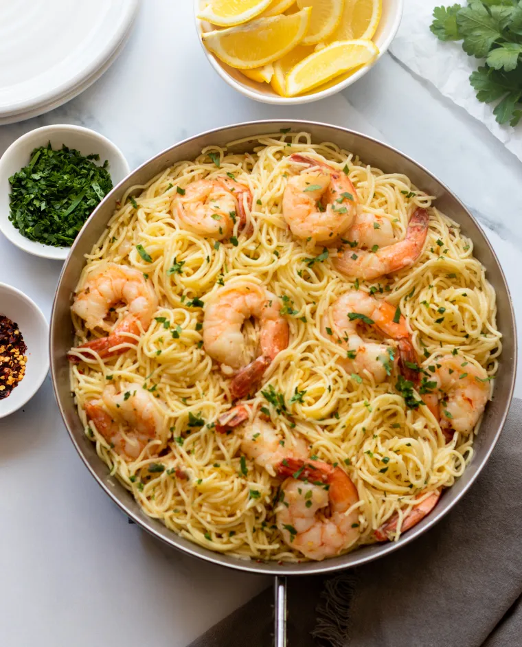 Shrimp Scampi with Pasta