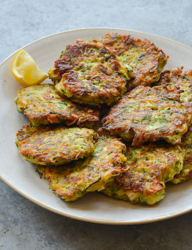 Zucchini Fritters with Feta and Dill